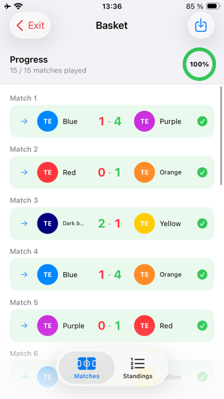 Screenshot #2 pour TeamSportsTournament