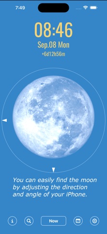 MoonScope iPhone screenshot
