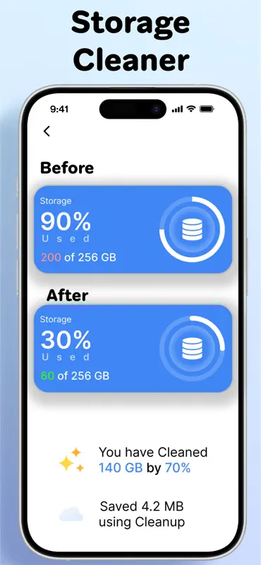 Phone cleaner + Photo cleaner screenshot 1 of 7