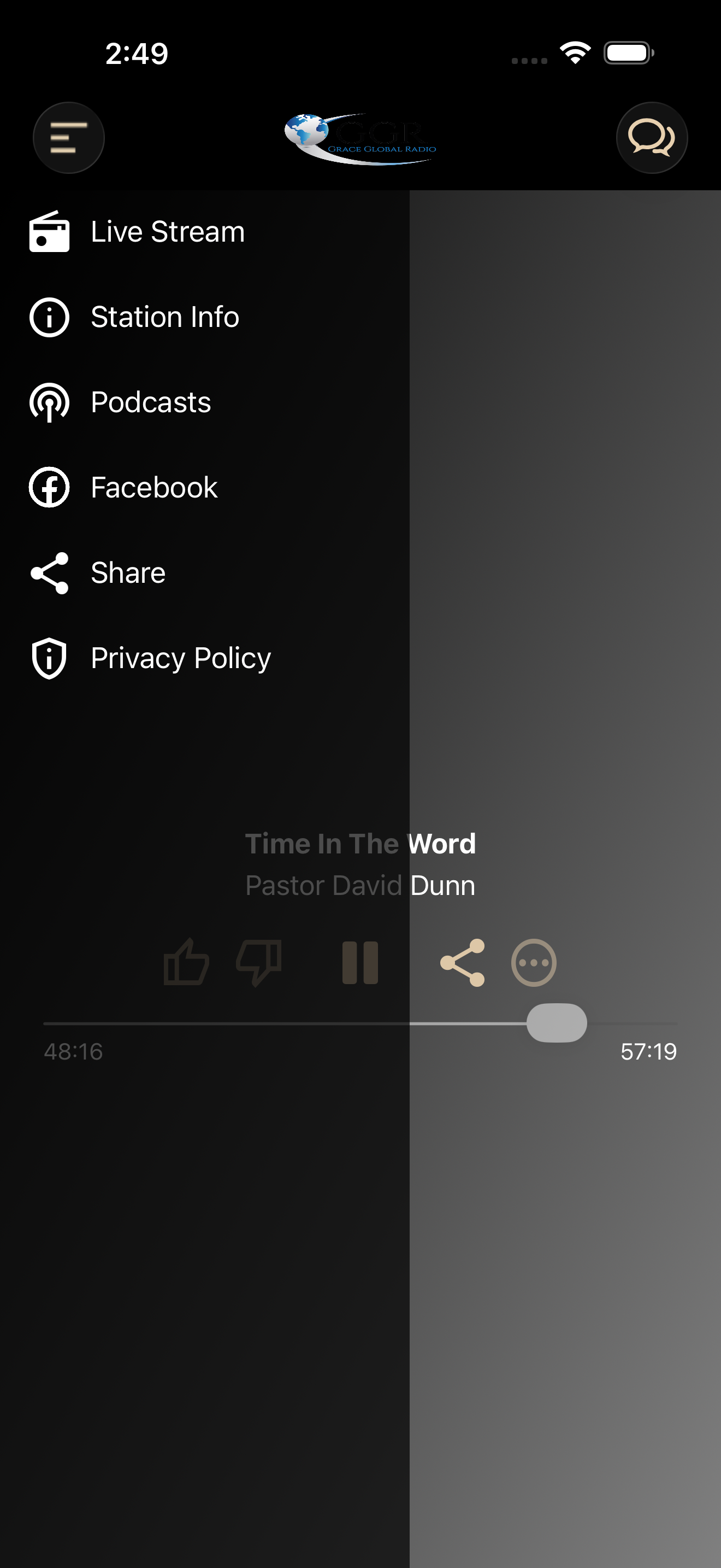 Grace Global Radio screenshot 3