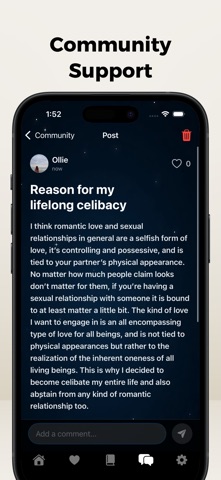 Celibacy Tracker screenshot