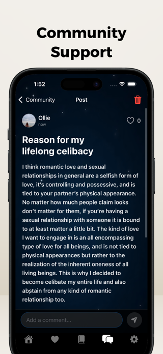 Celibacy Tracker Screenshot 3 of 5