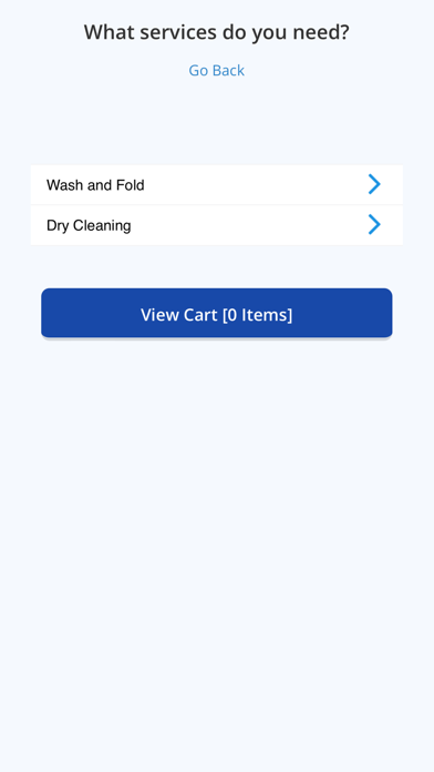 WashClub Laundry Dry Cleaning Screenshot