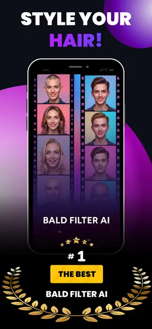 Bald Filter-Haircut AI Changer screenshot 1