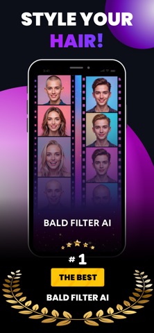 Bald Filter-Haircut AI Changer screenshot