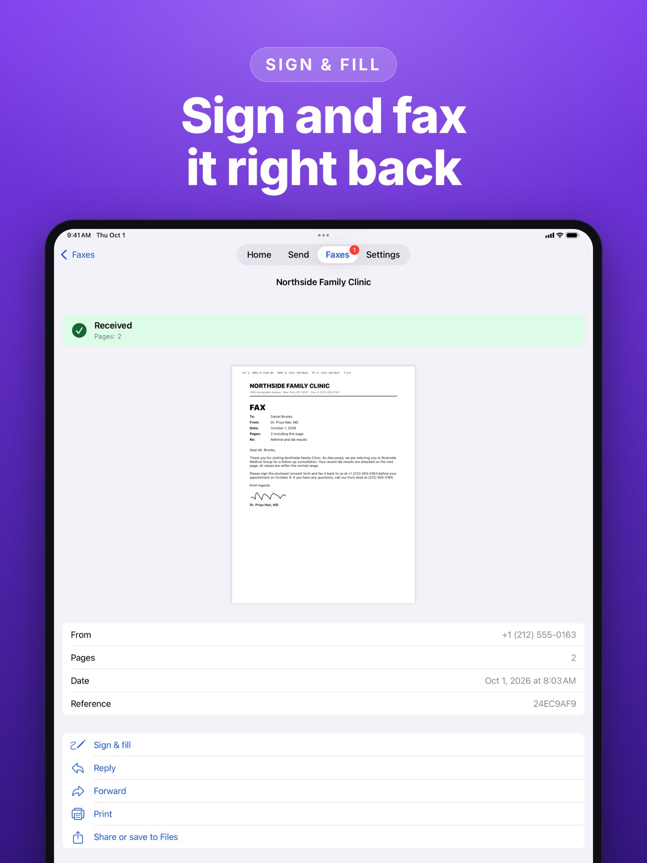 Screenshot 11 of Faxlane: Send & Receive Fax