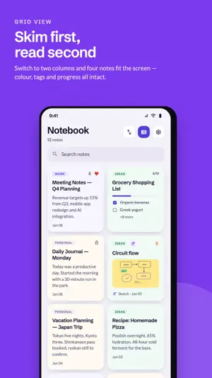 Notes - Notepad, Notebook screenshot 1