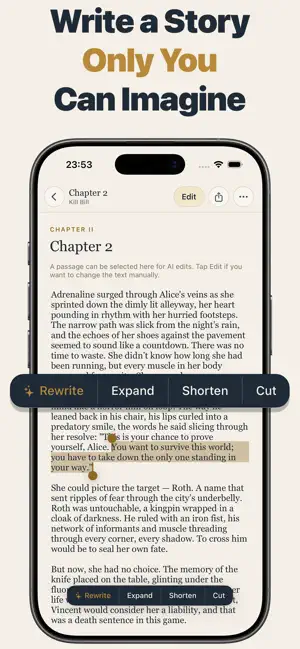 Novel Generator: Author AI screenshot 3