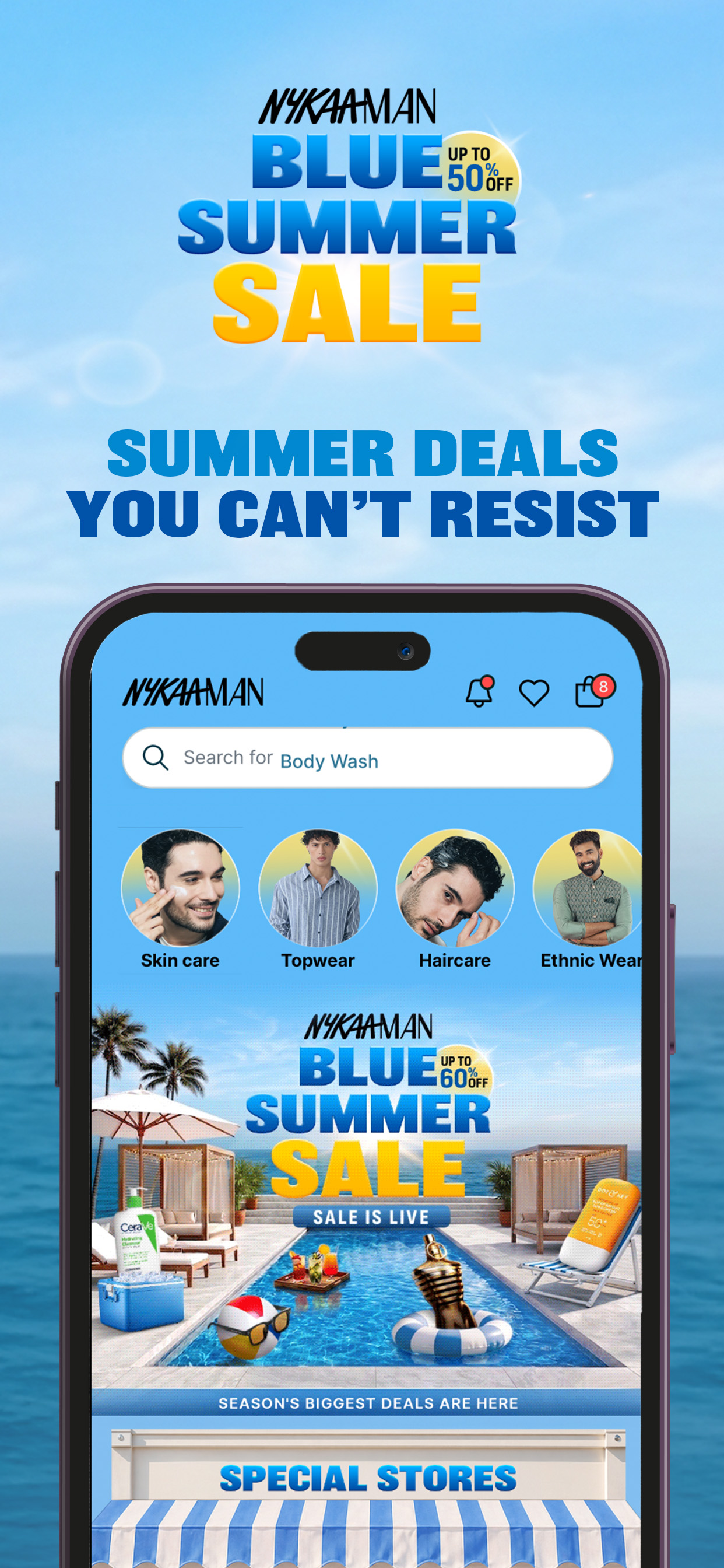 Nykaa Man-Men's Shopping App