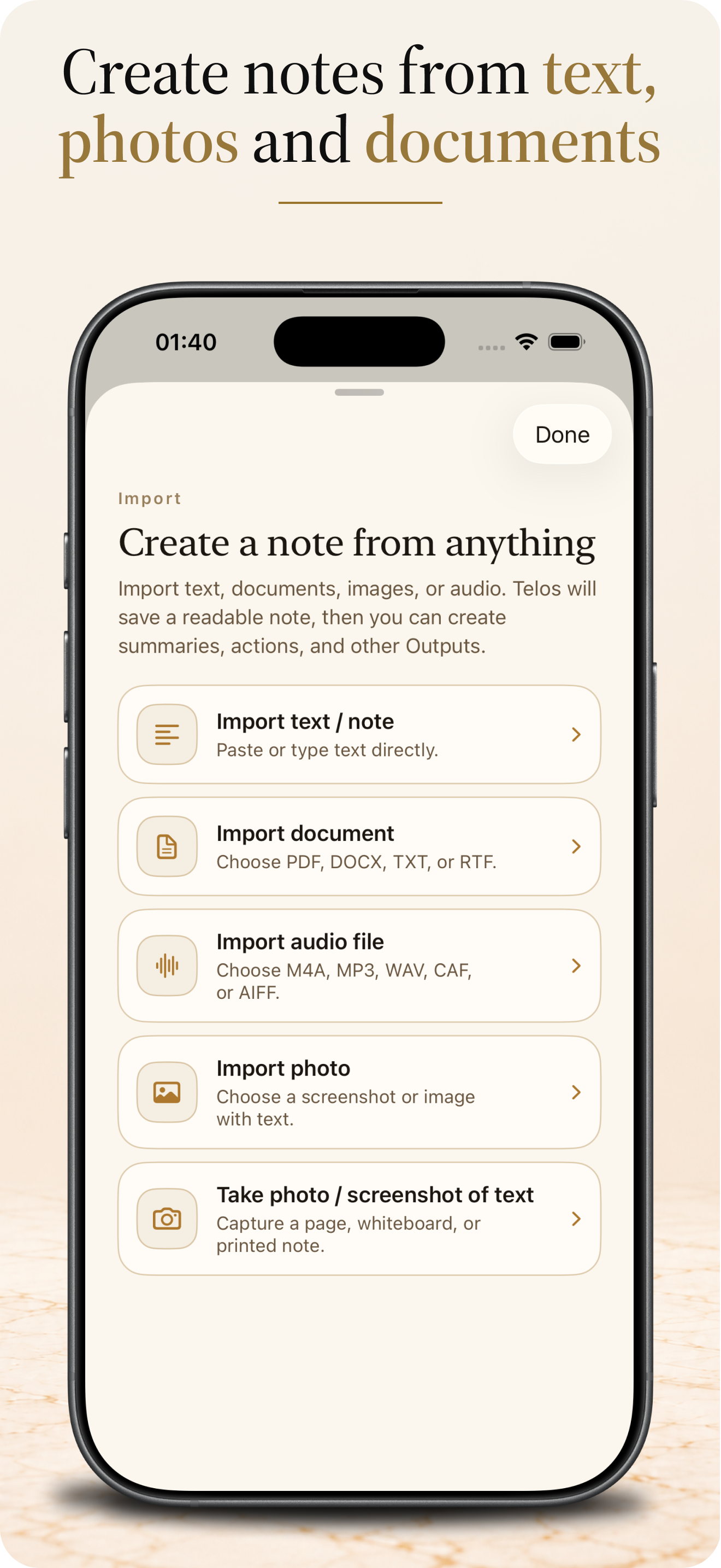 Voice Notes AI - Telos screenshot 4