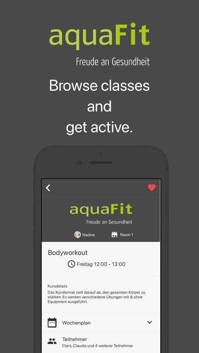 AquaFit - Freude an Gesundheit Screenshot