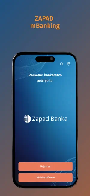 Zapad mBanking screenshot 1