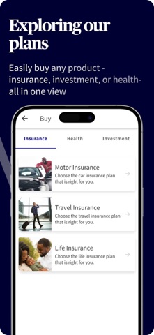 MyAXA Plus iPhone screenshot