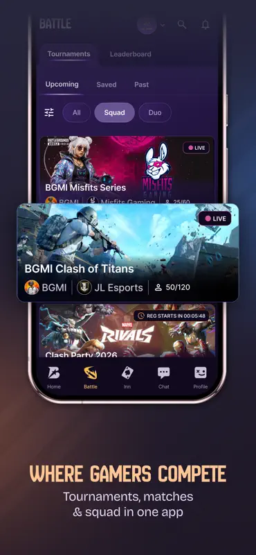 Battlin: Gaming Tournaments screenshot 1 of 5