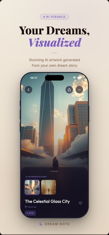 Dream Note - AI Dream Journal iPhone screenshot