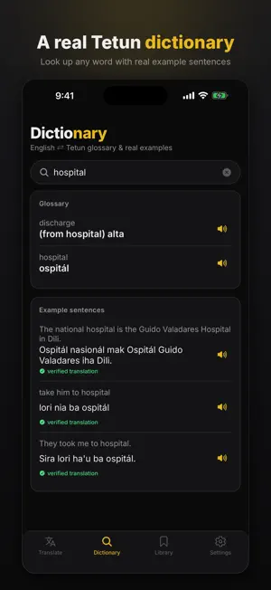 Tetun Translator Pro screenshot 2