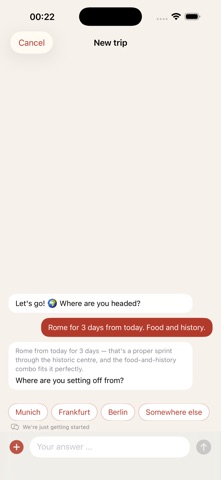 Bimble: Trip Planner & Guide iPhone screenshot