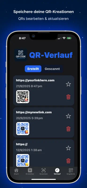 QR-Code Generator & Anpassen screenshot 7 of 10
