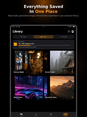 AI ChatBot 5.6 Sol: Aevro Open iPad screenshot