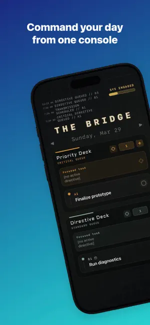 The Bridge: Task Manager screenshot 1