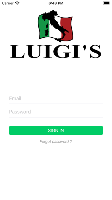FoodSpot - Luigi's Screenshot