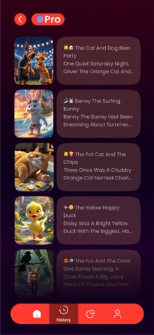Bedtime Stories: Ai Generator iPhone screenshot