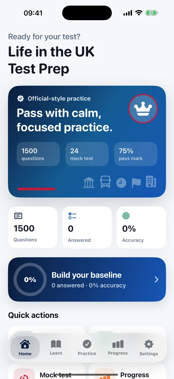 Screenshot #1 pour UK Citizenship: Life in the UK