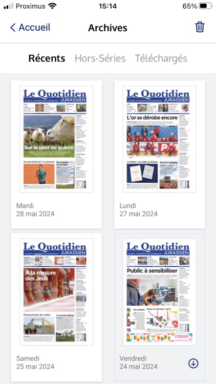 Le Quotidien Jurassien screenshot-5