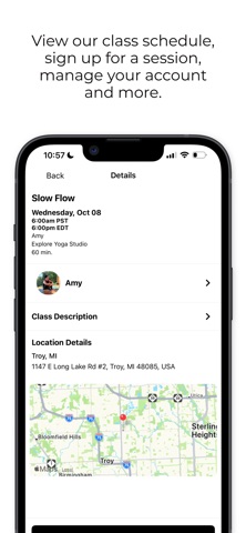 Explore Yoga Studio screenshot