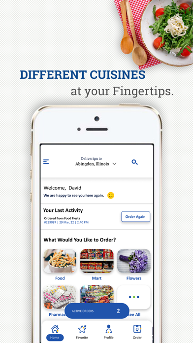 Screenshot 1 of Agorz Delivery App
