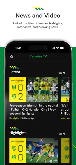 Norwich City FC screenshot 3