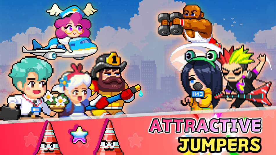 #4. Infinite Jump!! (iOS) بواسطة: Seeplay Inc.