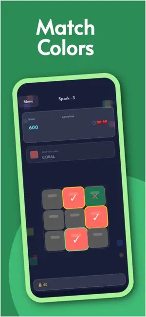 Color Recall: Color Match screenshot 1