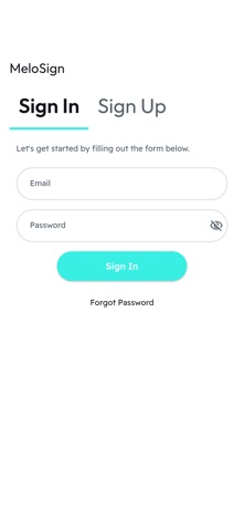 MeloSign screenshot