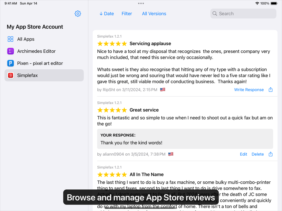 #1. Xreviews (macOS) 由: Furnace Creek Software LLC