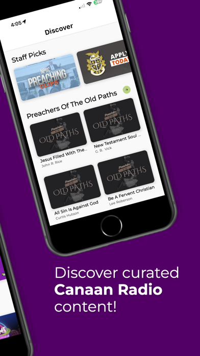 Canaan Internet Radio iPhone screenshot 5 - Music app