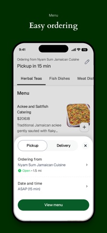 Nyam Sum Jamaican Cuisine iPhone screenshot