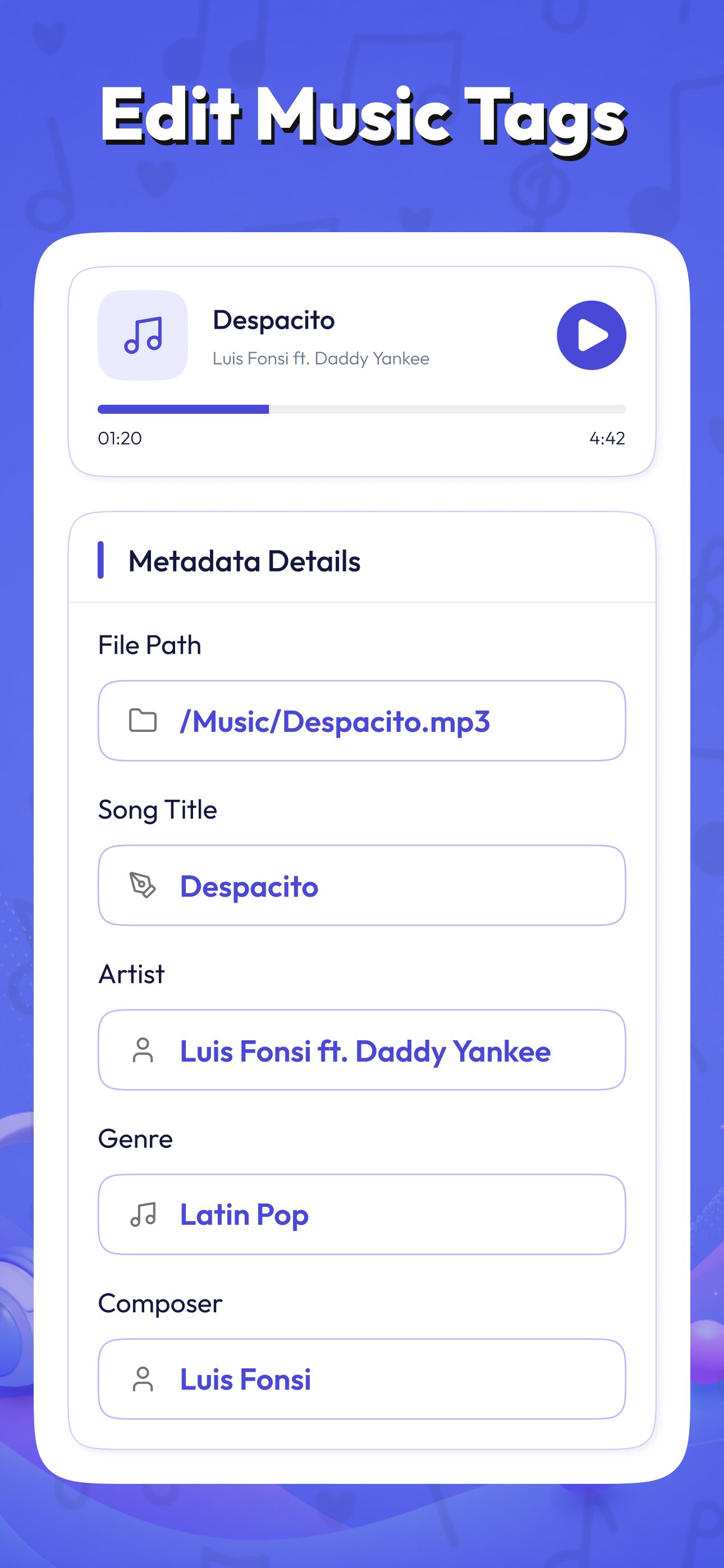 MP3 Tag Editor & Music Editor