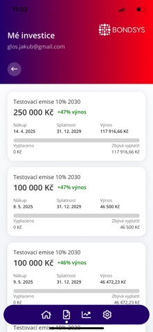 BondSys App screenshot