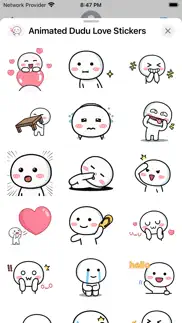 How to cancel & delete animated dudu love stickers 3