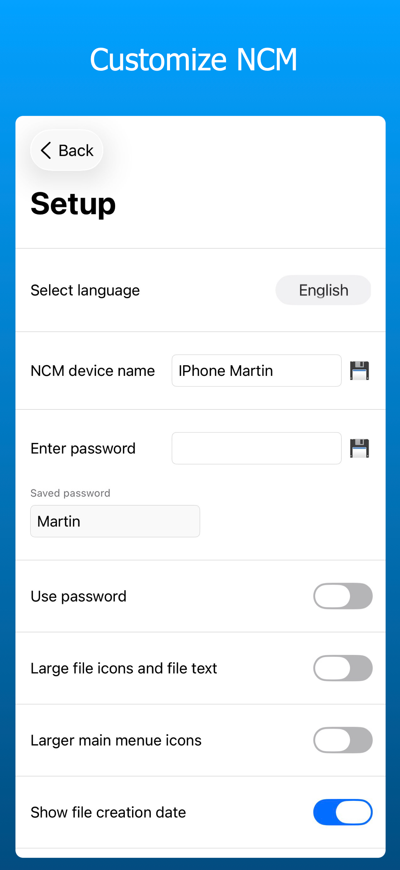 NC File Manager screenshot 10