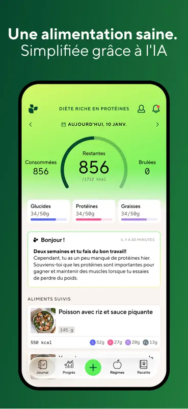 Lifesum: Compteur de Calories screenshot 1 of 8