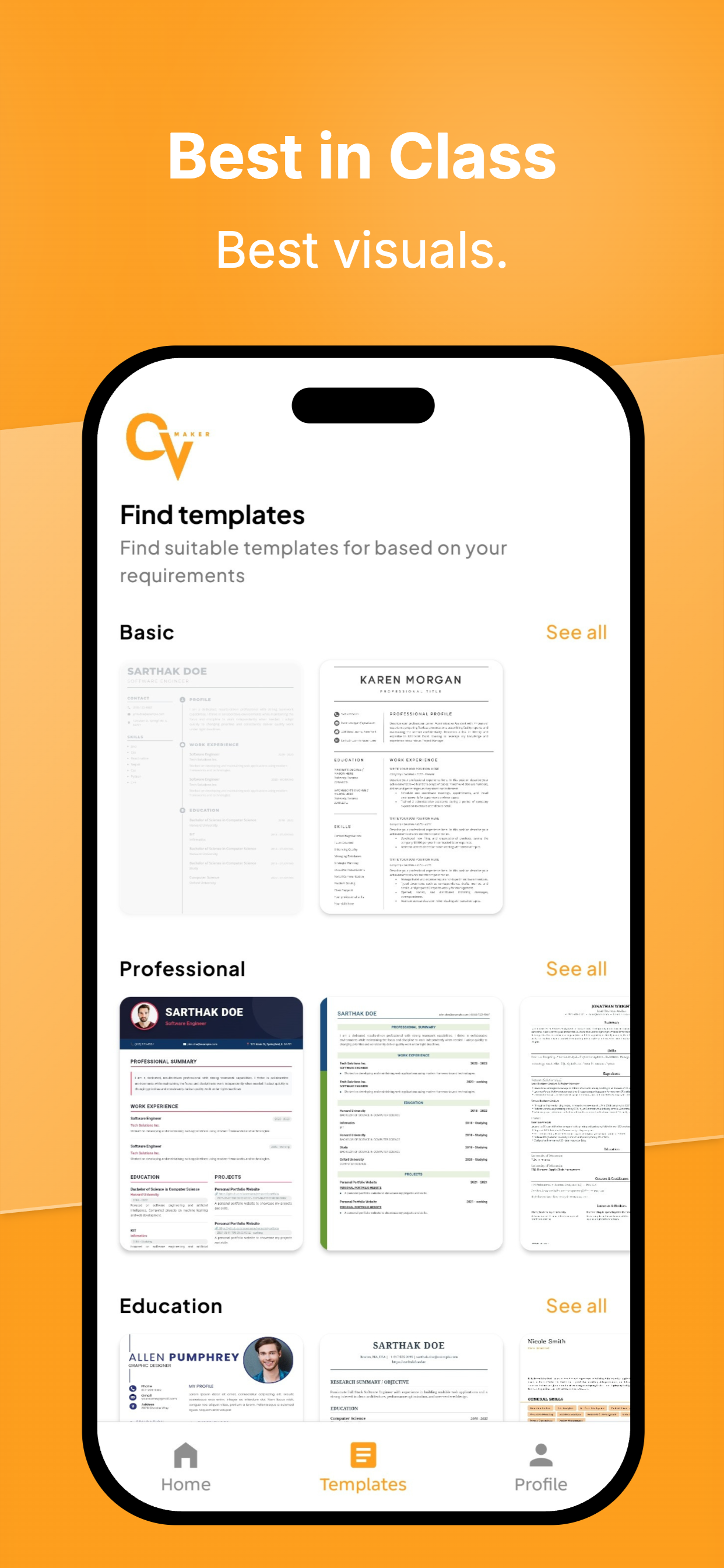 CV Maker - Professional Resume screenshot 3