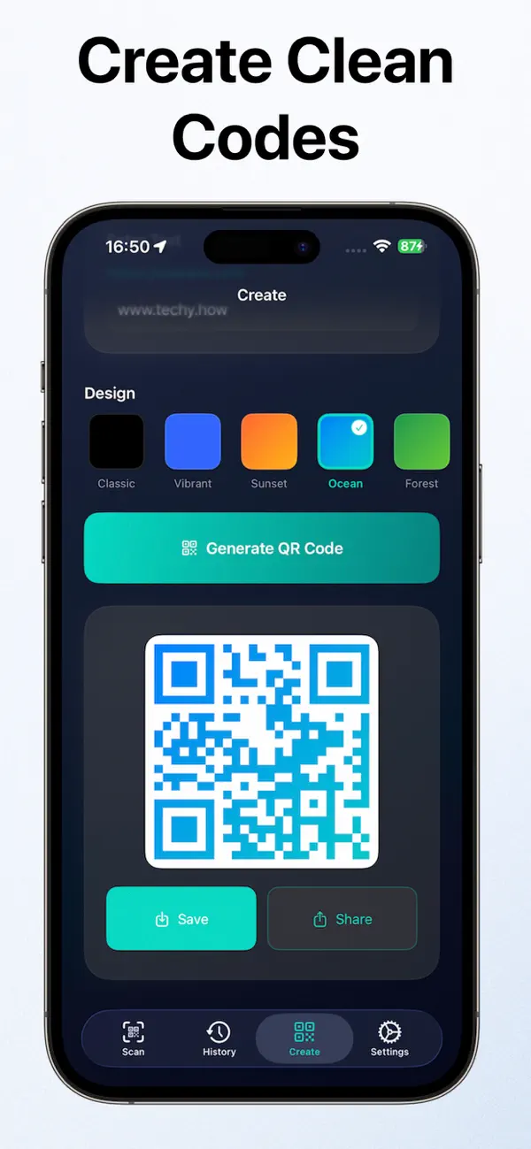 #4. QR Code Snap: Scan & Create (iOS) Ved: Cederic Schmid