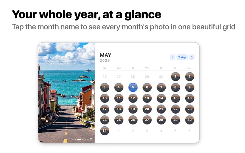 Memoir - Photo Calendar screenshot