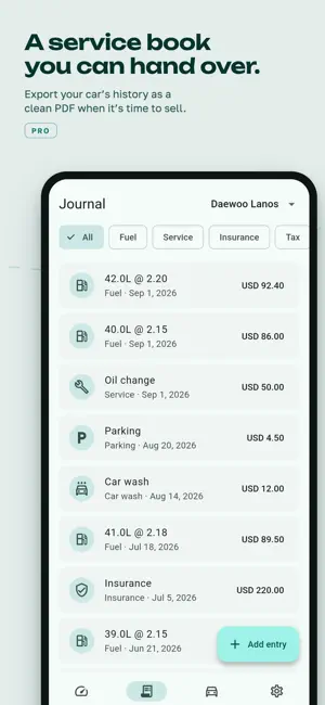AutoSpend: Car Maintenance Log screenshot 2