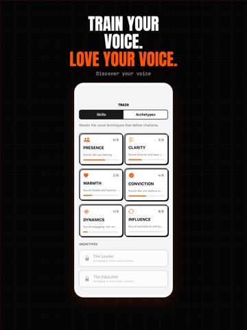Charisma Lab: Speaking Coach iPad screenshot