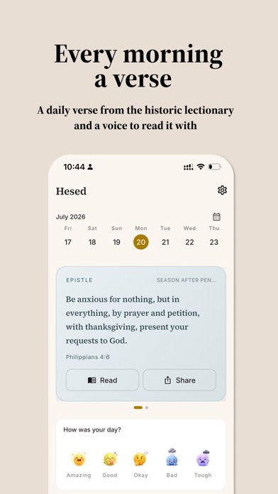 Hesed: The Bible, word by word iPhone screenshot