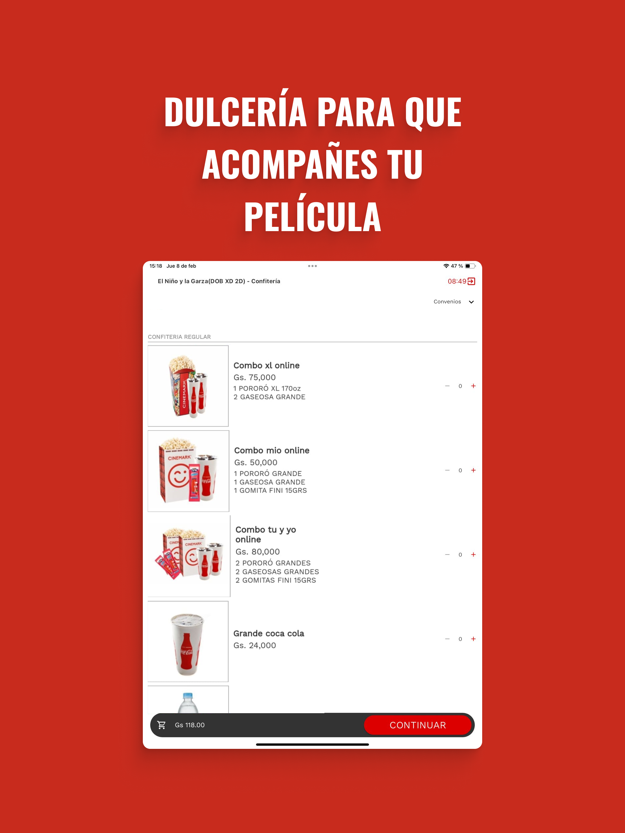 Cinemark Centroamérica screenshot 8
