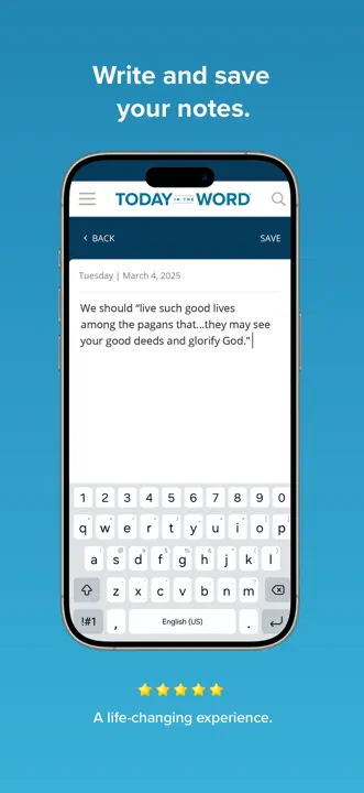 Today in the Word Devotional : capture d’écran 5 sur 7
